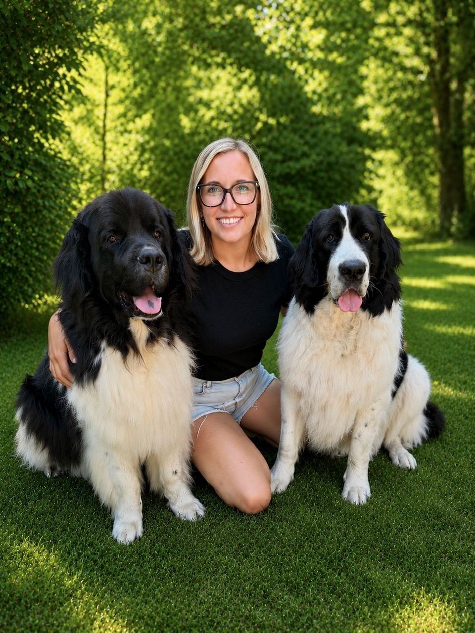 Denise met haar honden - trimsalon Furfection